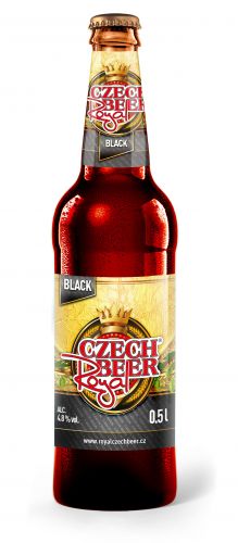 THE ORIGINAL CZECH BREWED BEER - DARK LAGER BLACK