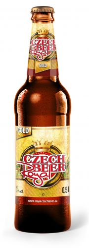THE ORIGINAL CZECH BREWED BEER - LIGHT LAGER GOLD